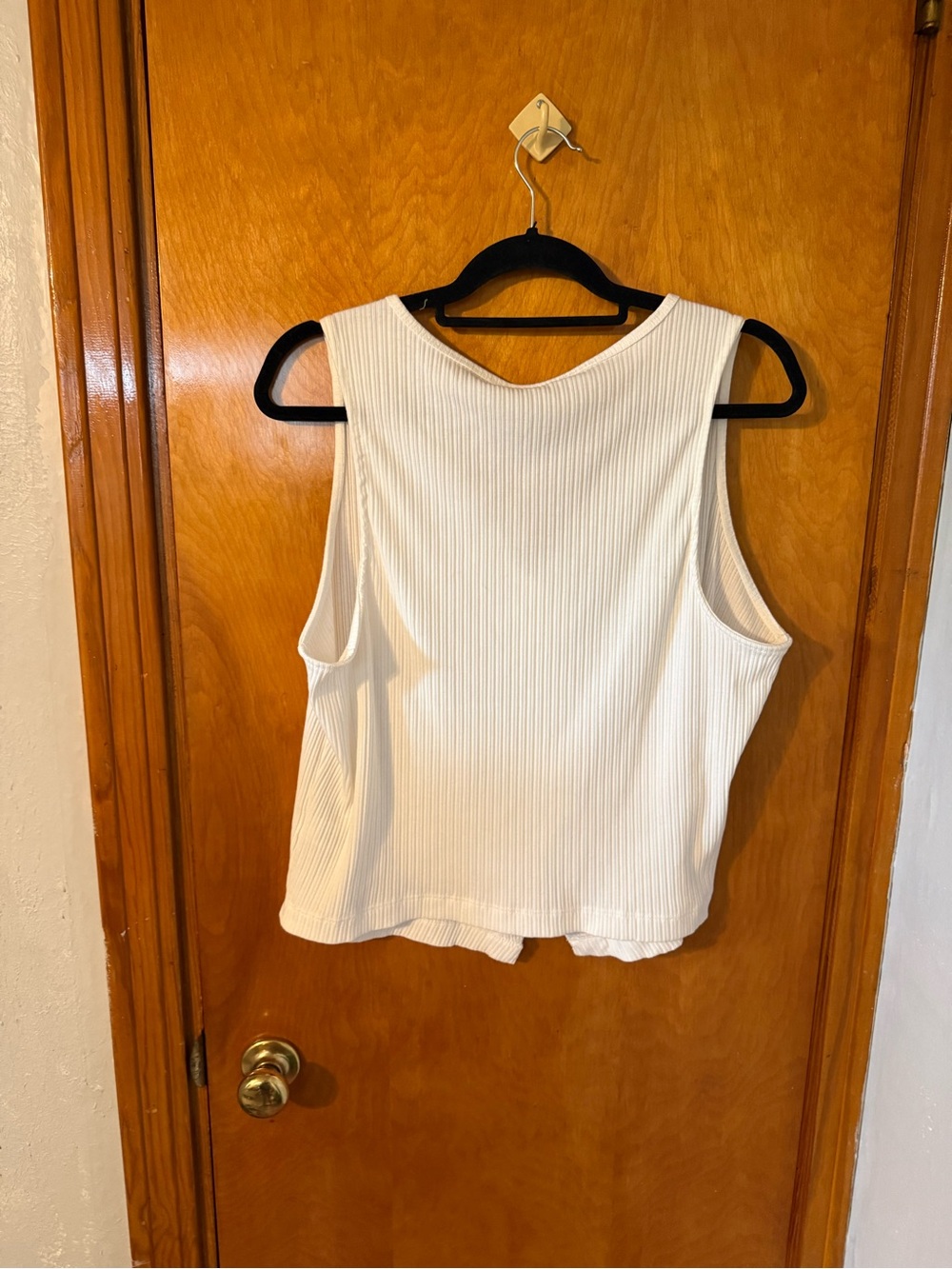 A New Day Relaxed Ribbed Button-Front Tank Top - Picture 2 of 4